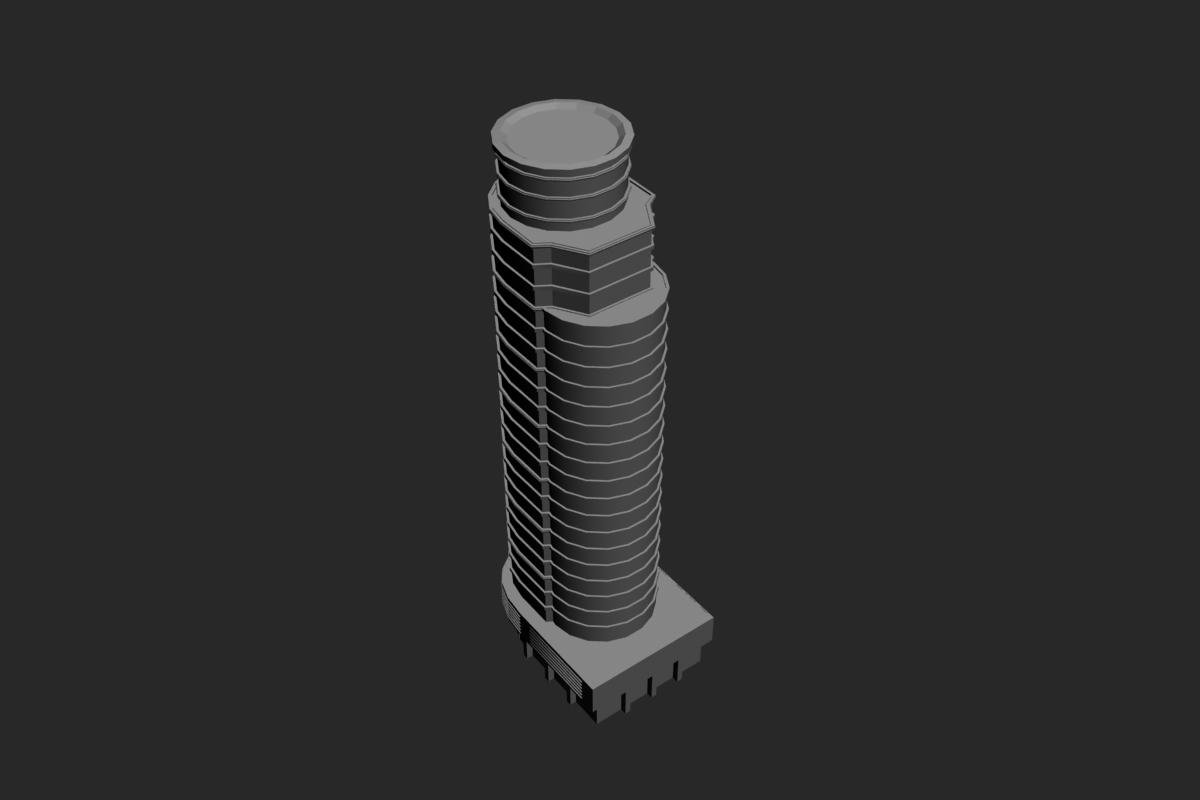 Skyscraper 3D model