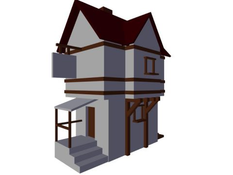 Small house 3D model