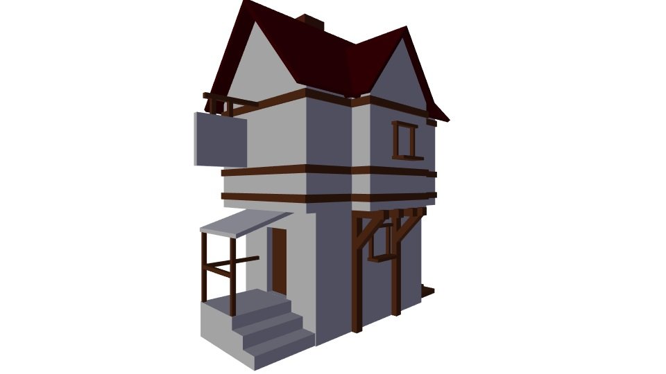 Small house 3D model