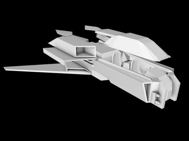 Space Fighter Small 3D model