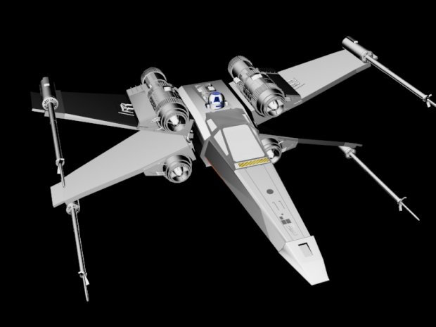 Star Wars X-Wing Fighter 3D model