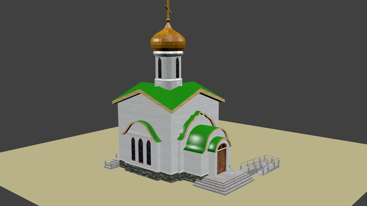 3D Temple model