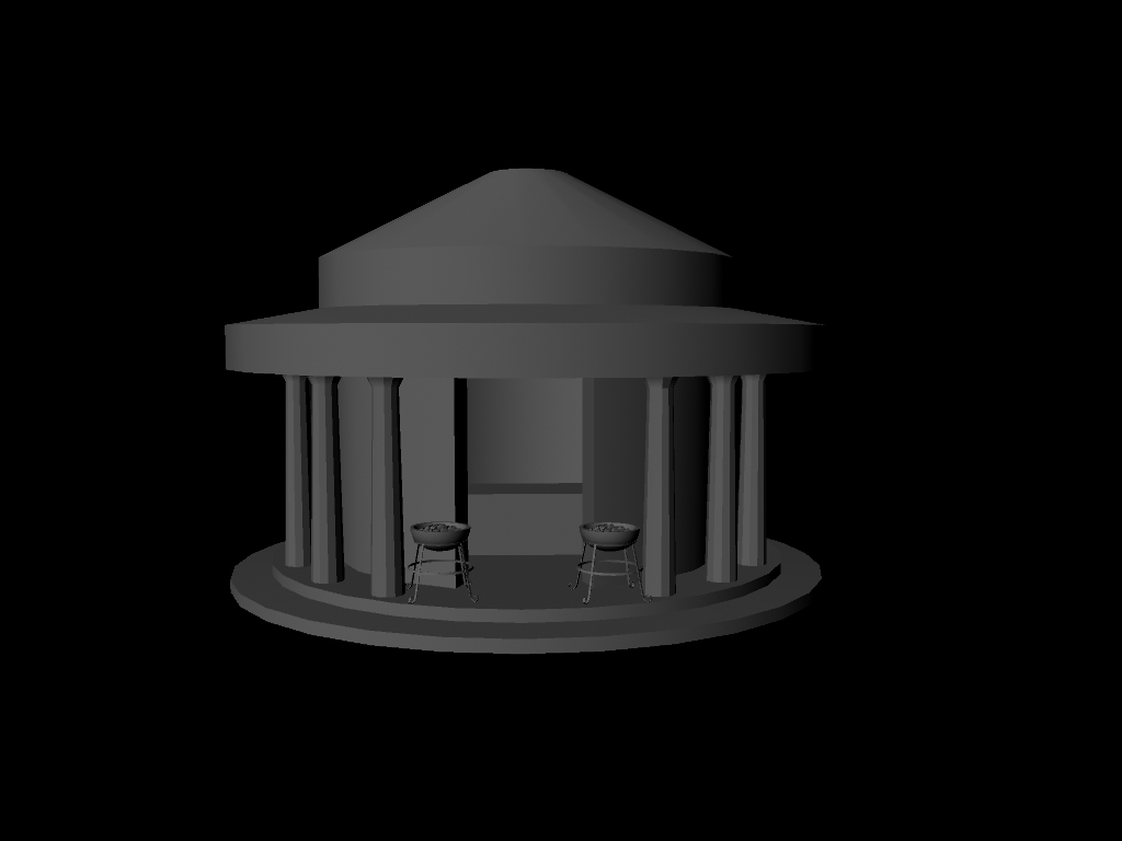 Tholos Temple Low Poly