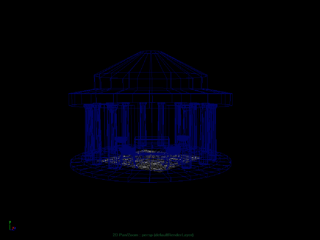 Tholos Temple Low Poly