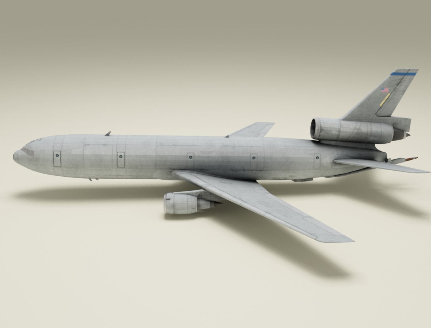 3D Transport airplane model