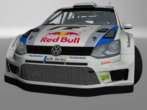VW Polo 13 WRC 3D model
