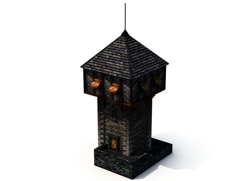 3D Watchtower model
