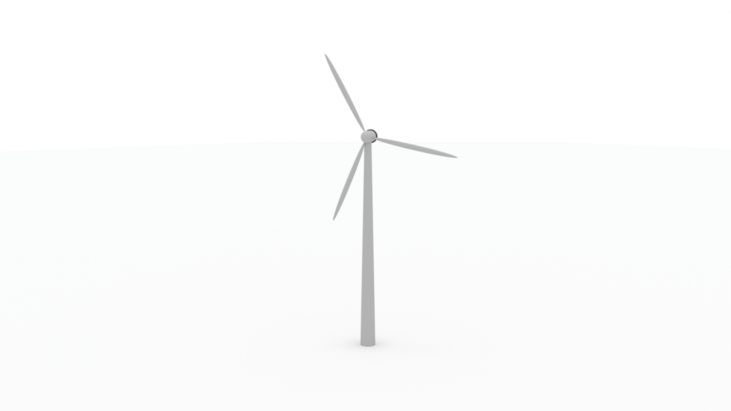 3D Wind power plant model