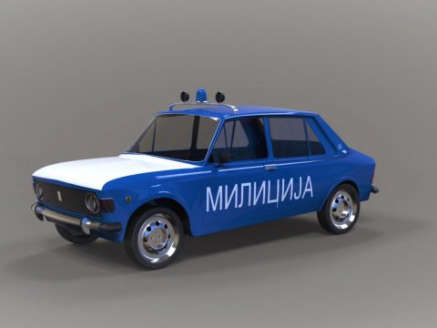 Zastava 101 police 3D model