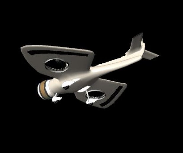 3D Plane drone  model