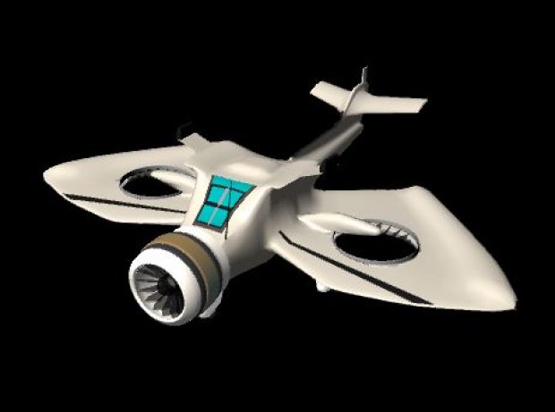 Plane drone 3D model