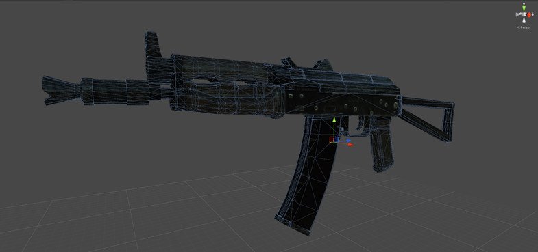 3D AK-74 model
