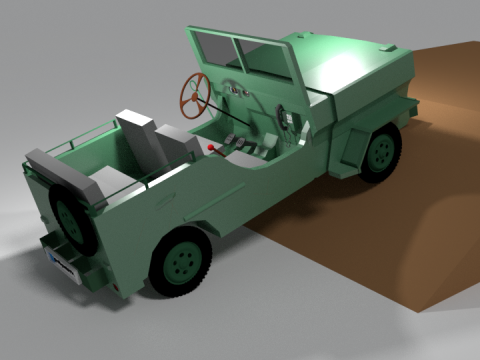 American Willys mb 1941 Jeep 3D model