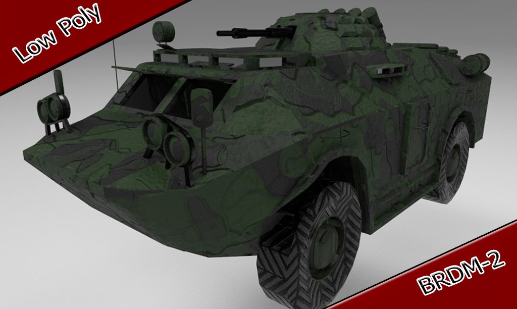 BRDM-2 3D model