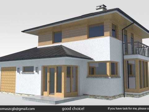 Bambo House 3D model