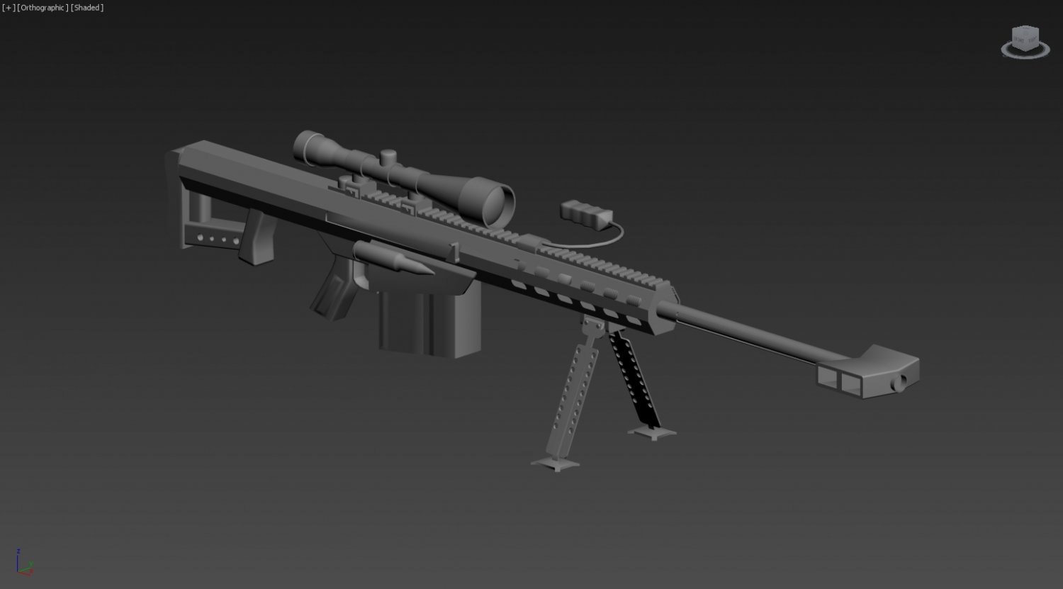 Barrett M107 3D model