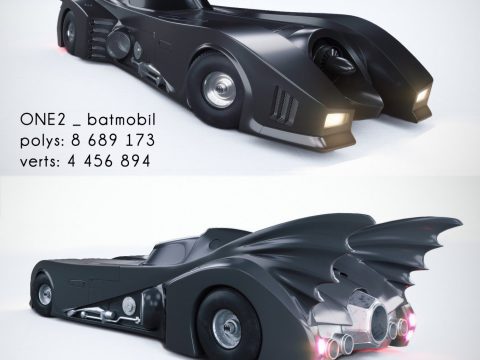 Batmobil 1989 3D model