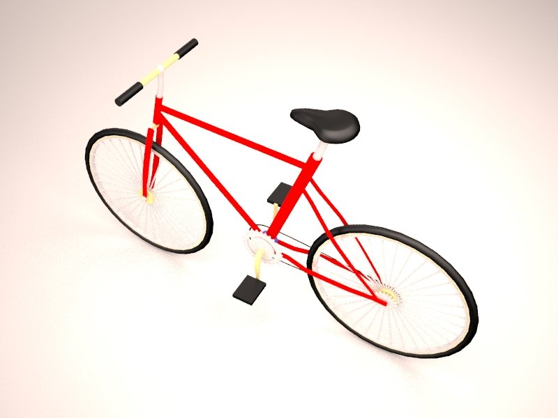 3D Bicycle model