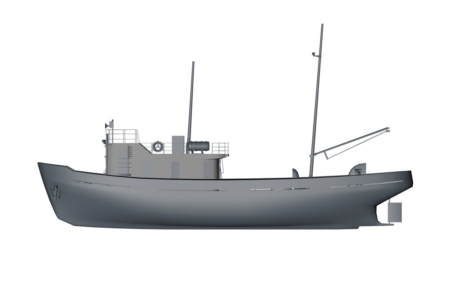 3D Boat model