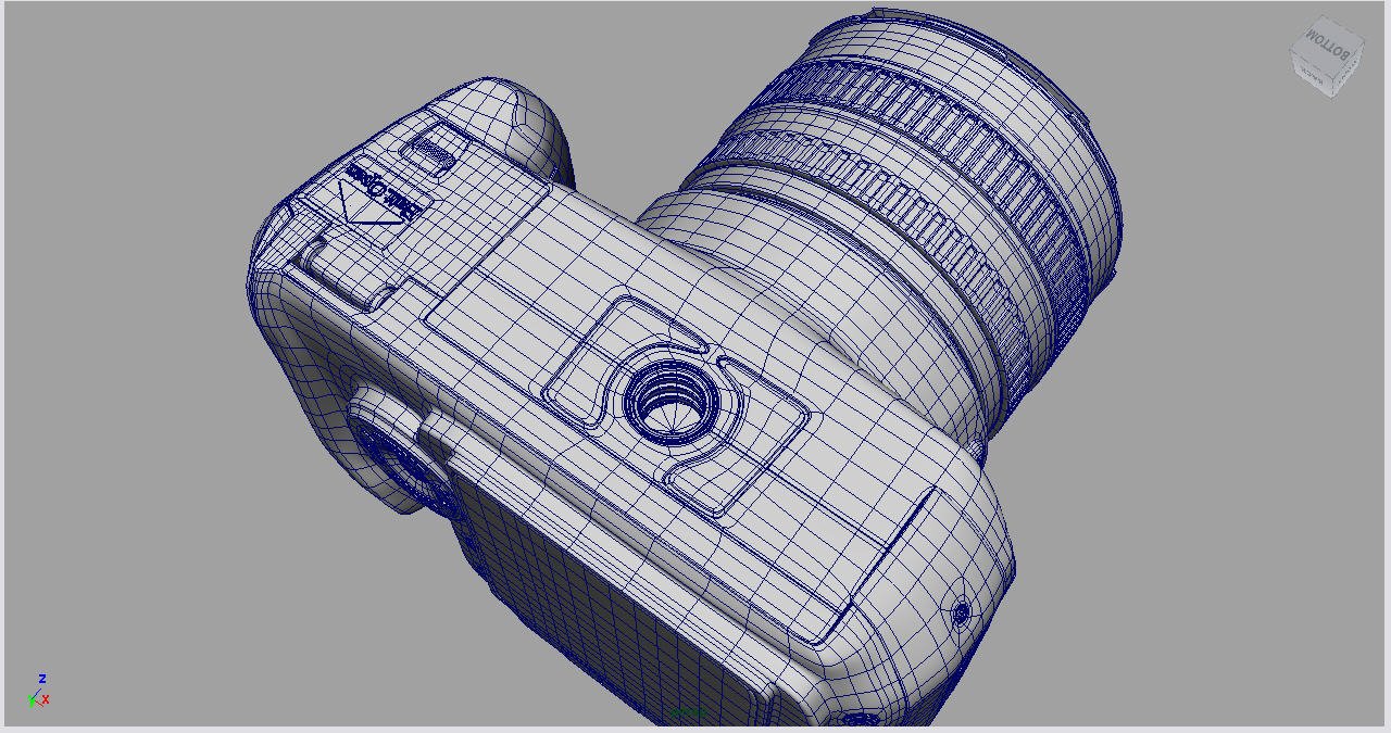 3D Canon model