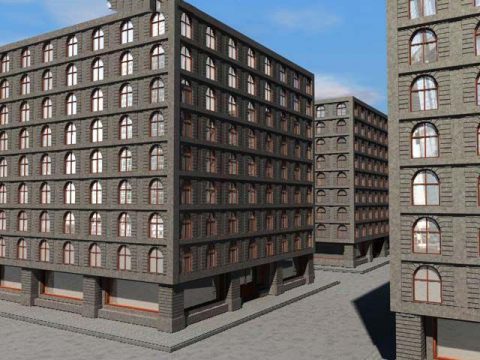 City Building 3D model