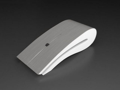 Computer Mouse Titanium 3D model