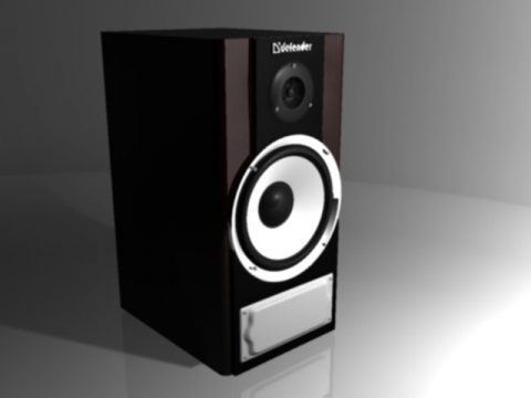 Speaker DEFENRER 3D model