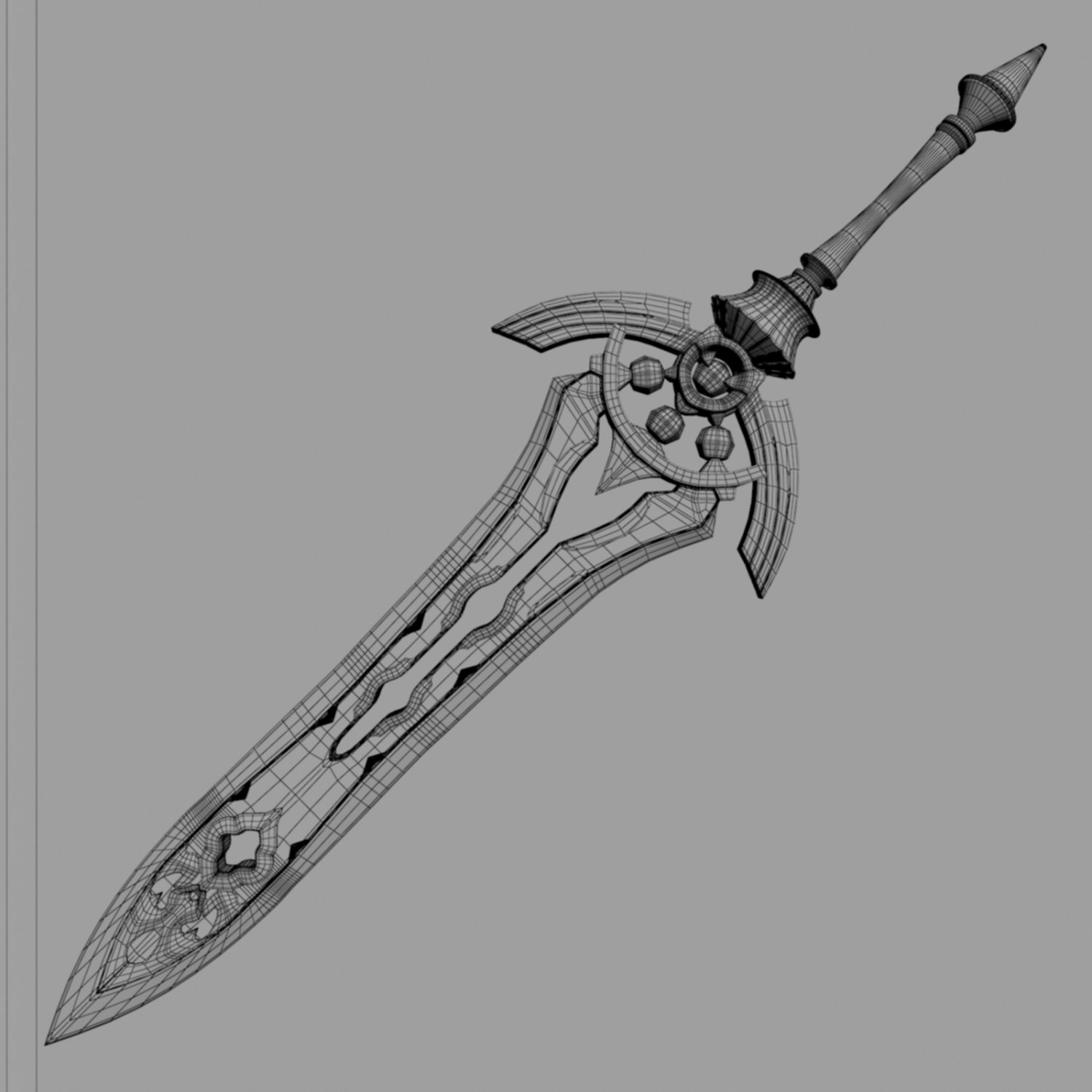 3D Fantasy sword model