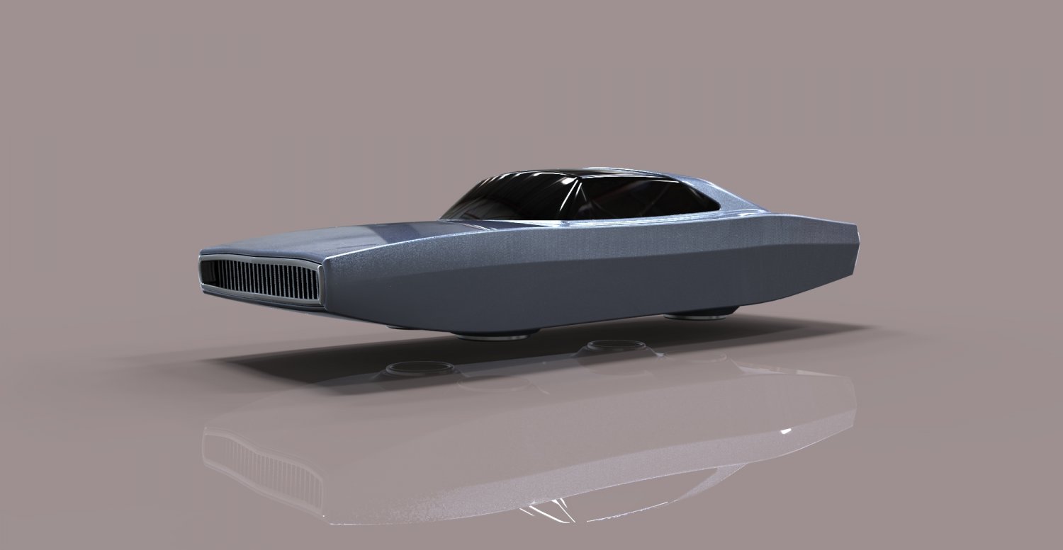 3D Flying Charger model