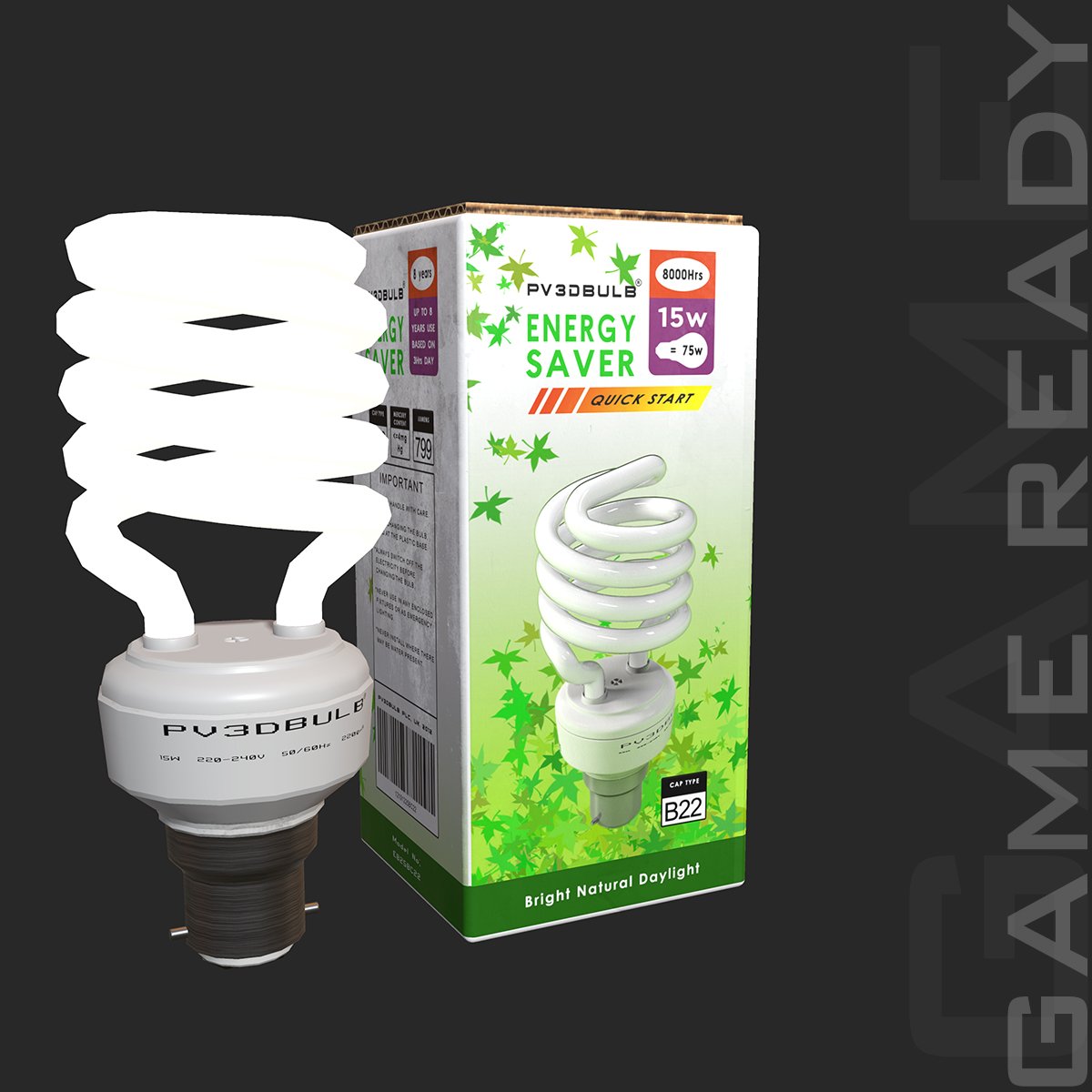 Eco Bulb 3D model