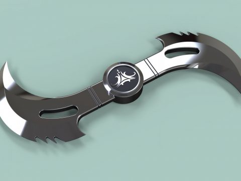 Glaive from movie Blade 3D model