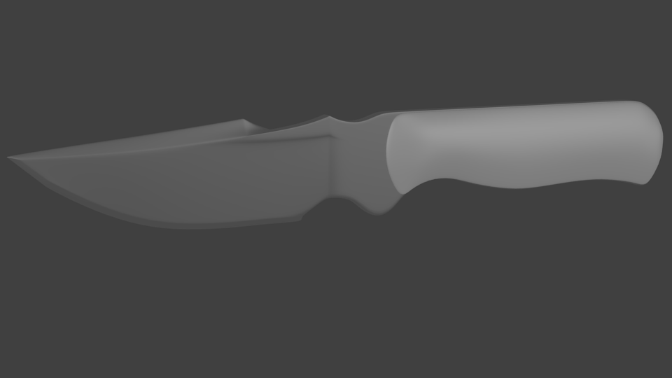 Groove Master Knife 3D model