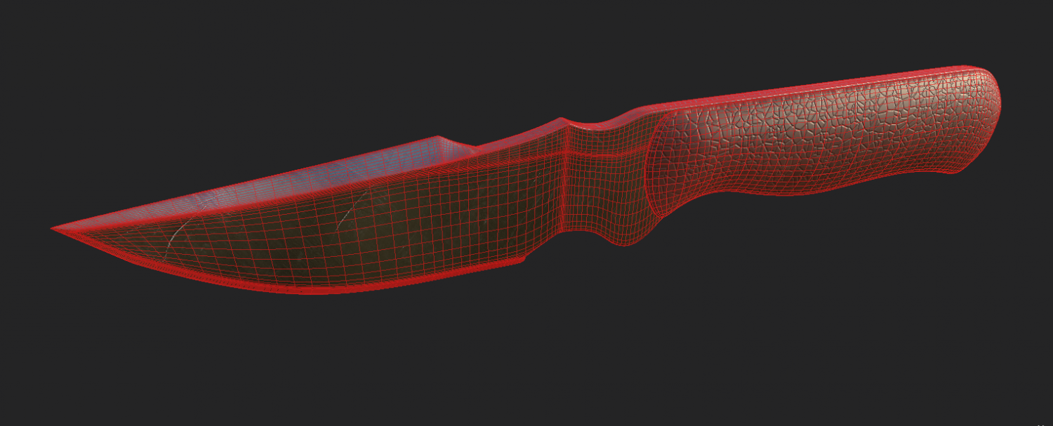 3D Groove Master Knife model