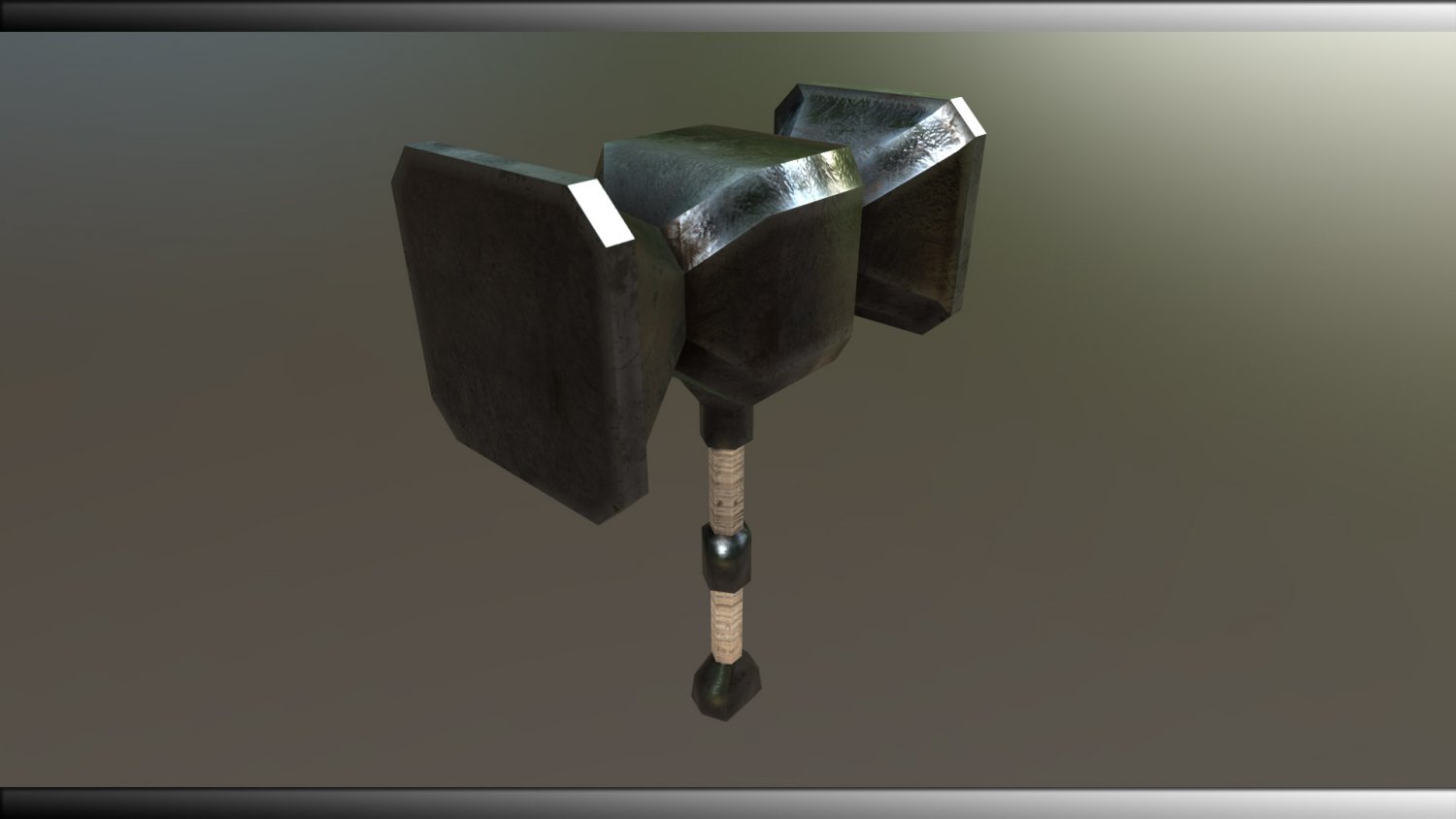 Hammer Low-Poly 3D model