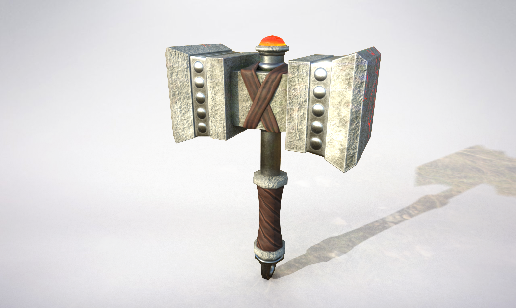 Hammer Lowpoly 3D model