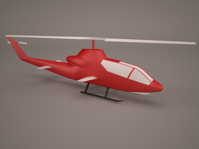 3D Helicopter  model