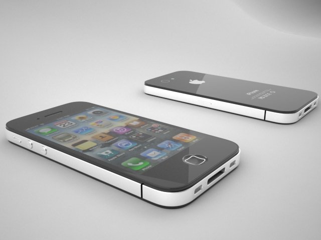 3D iPhone 4s model