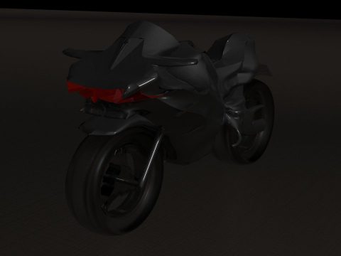 Kawasaki Ninja H2 3D model