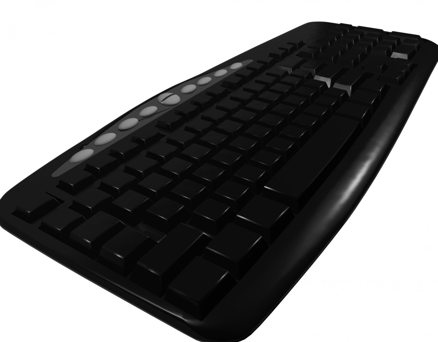 Keyboard Black 3D model