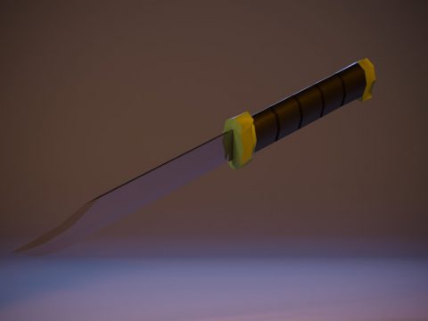 Knife Fudge 3D model