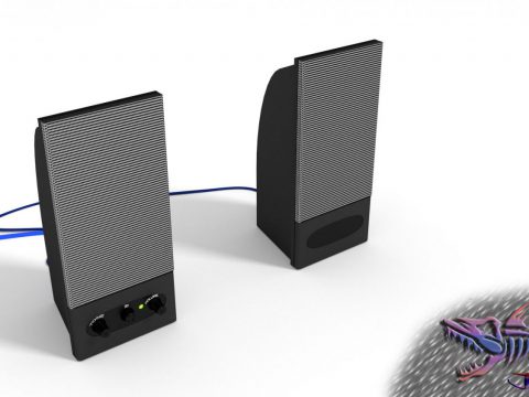 Speakers 3D model