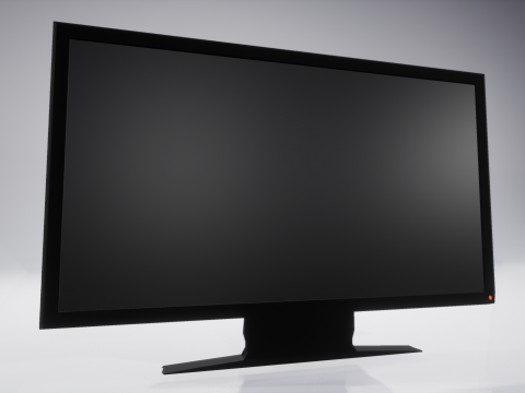 LCD TV 3D model