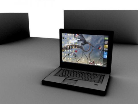 Laptop 3D model