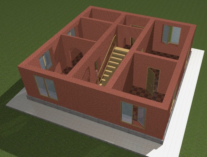 3D Little house model
