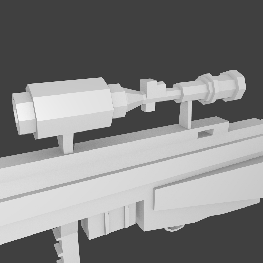 Lowpoly Sniper Rifle
