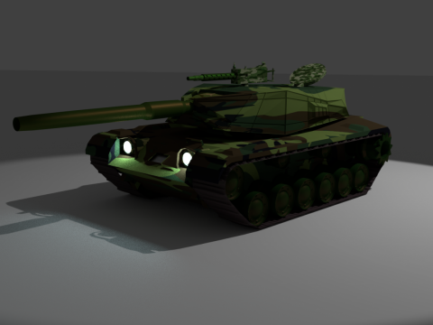 M60A3 American Tank 3D model