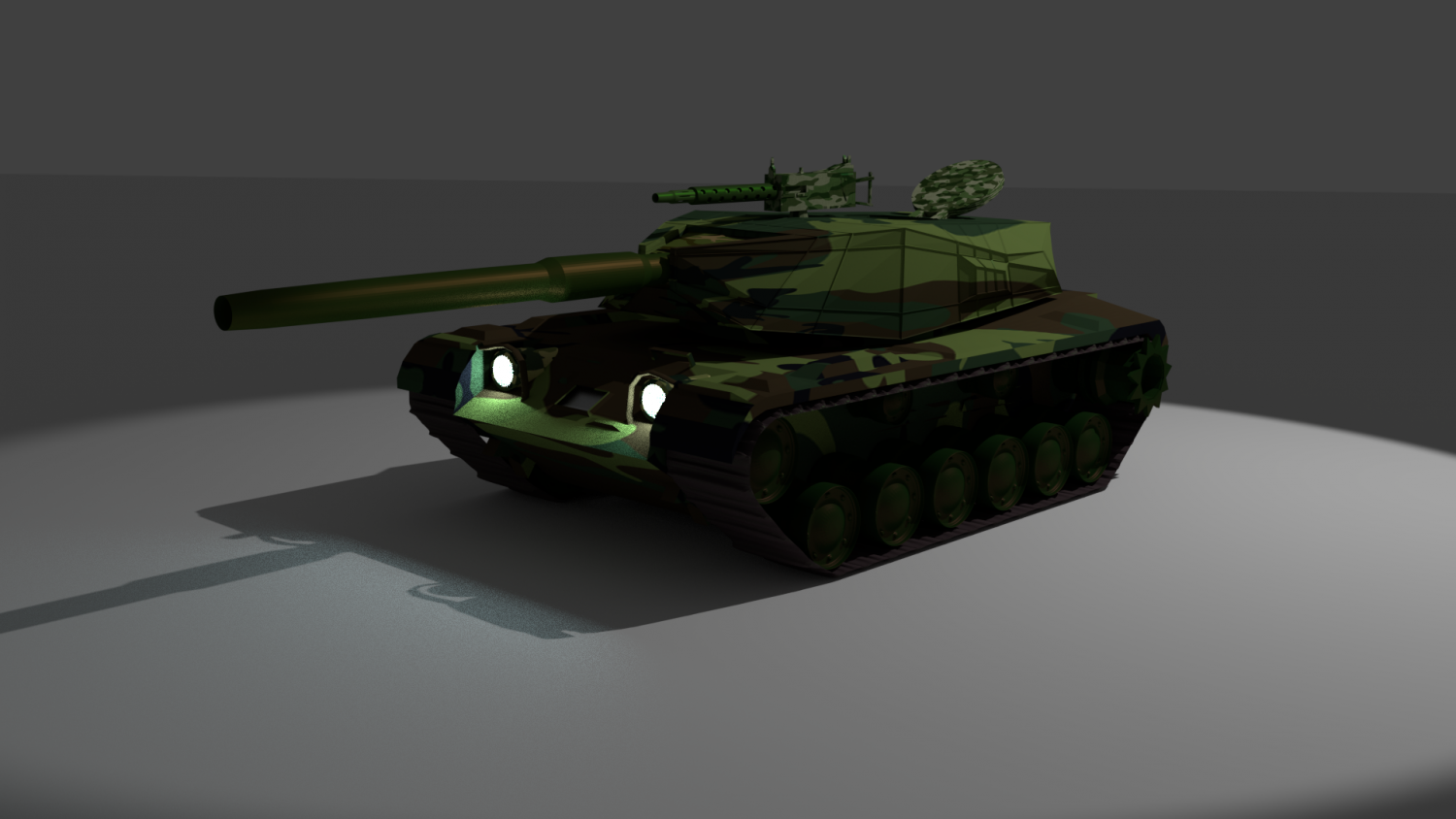 M60A3 American Tank 3D model