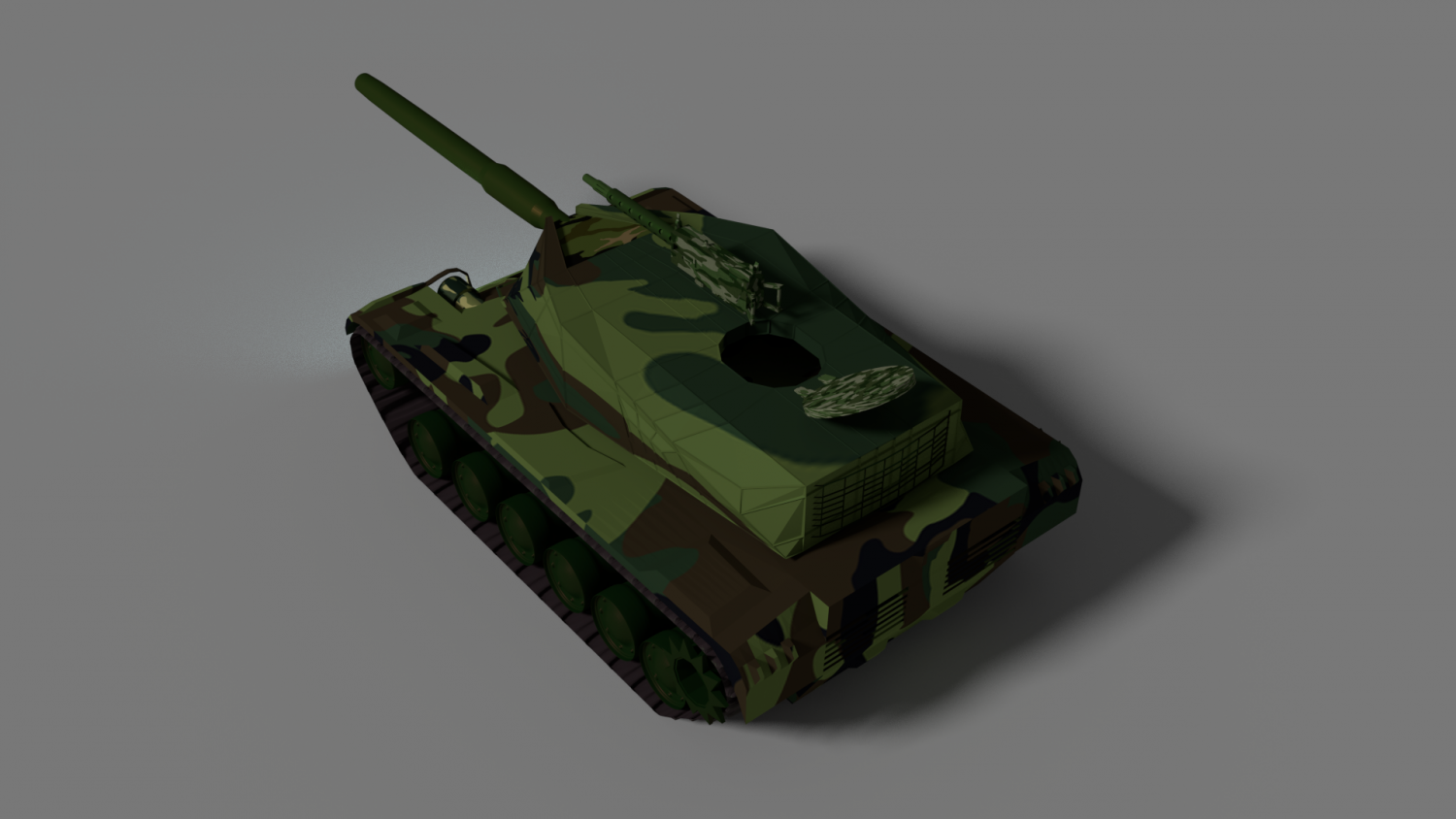 3D M60A3 American Tank model