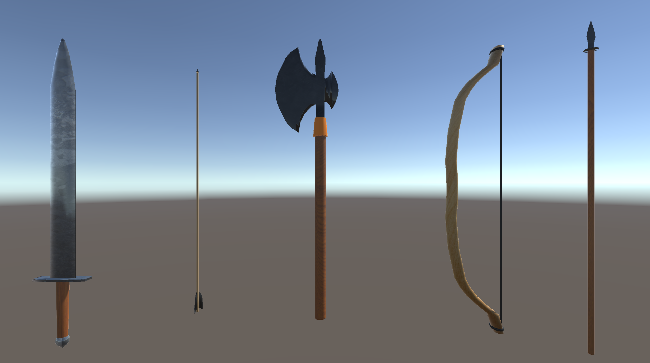 Medieval Weapons Pack 3D model