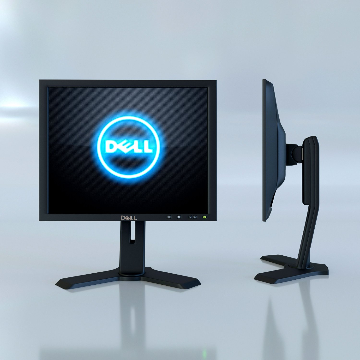 Monitor DELL P190ST Free 3D models